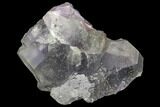 Purple-Green Fluorite Crystal Cluster - China #94944-1
